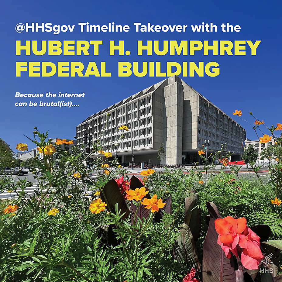 Live-tweet by HHS's Hubert H. Humphrey building