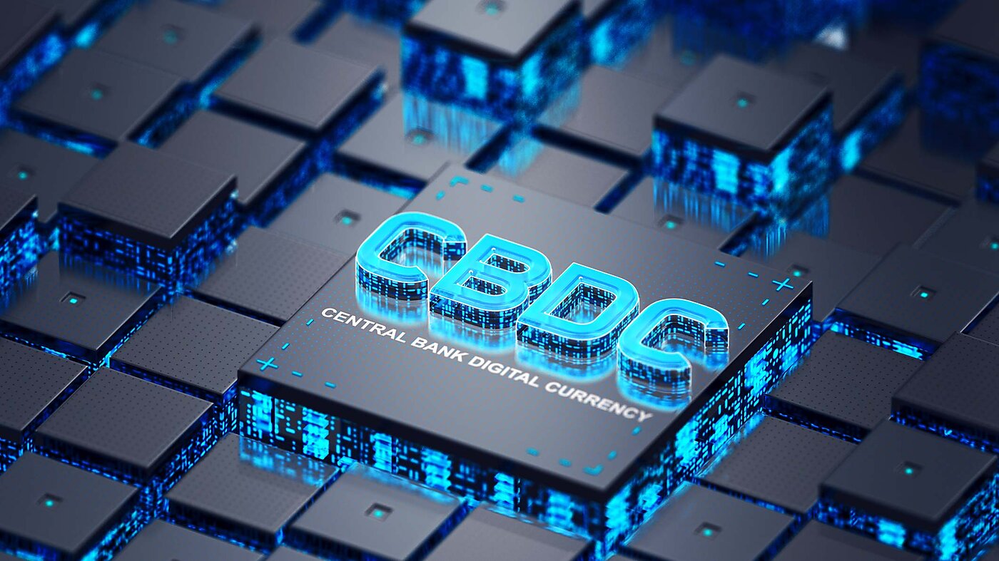 Stylized CBDC graphic