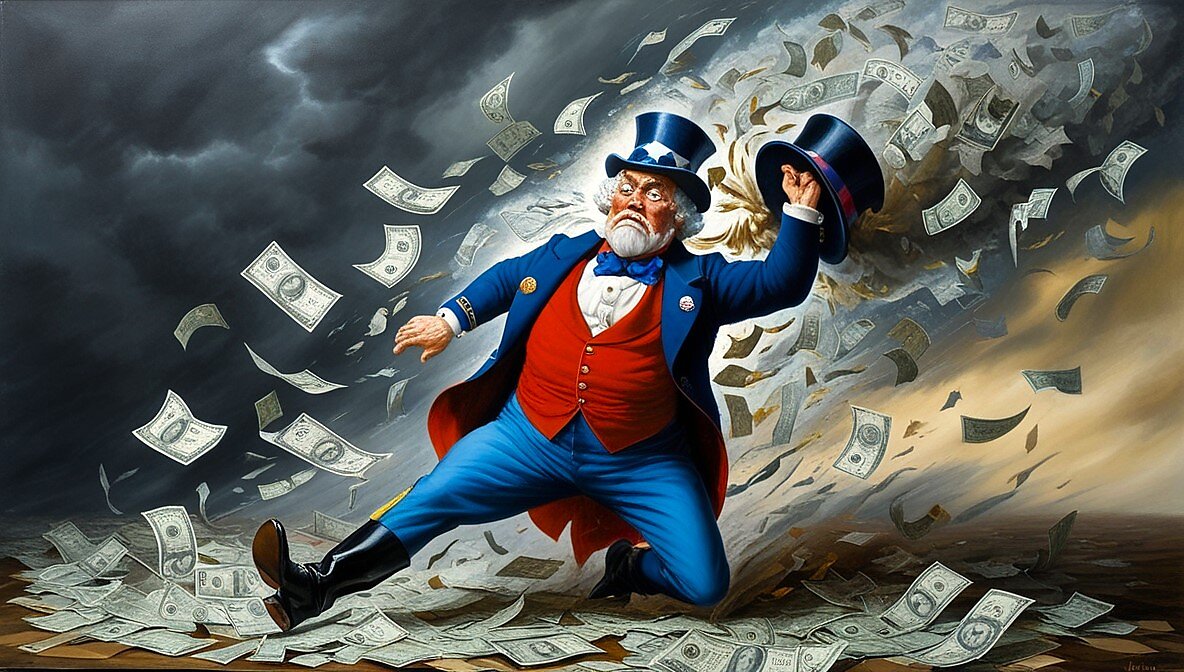 Uncle Sam blown away by debt